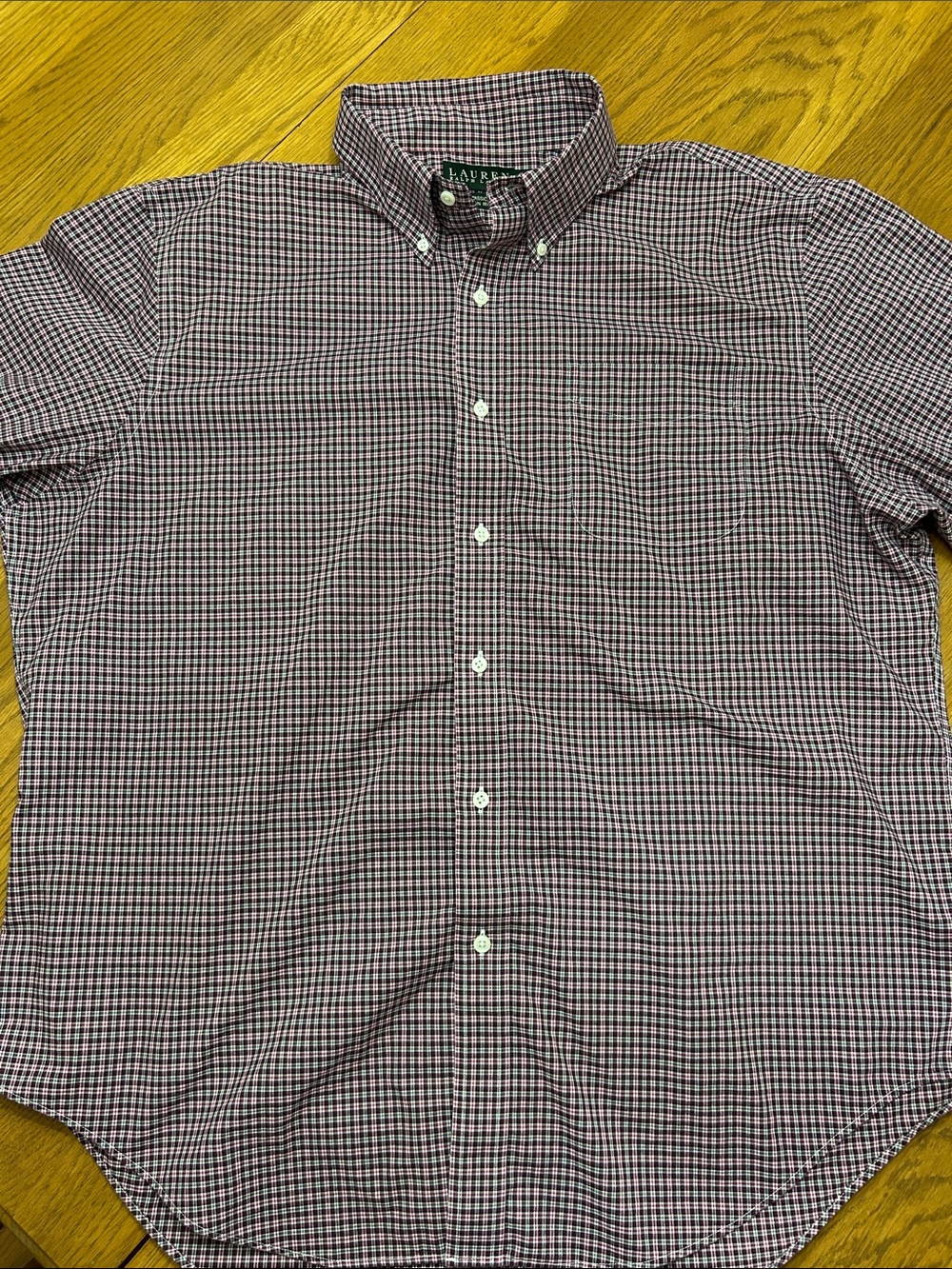 Polo by Ralph Lauren Men’s Button-Down - Red/Black/White Size 17 1/2 34/35